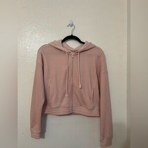 Yogalicious Blush Pink Hooded Sweatshirt